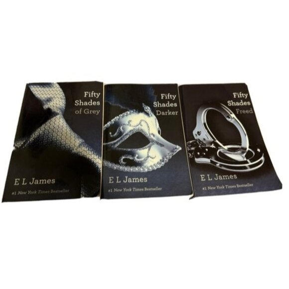 Fifty Shades Erotic Romance Trilogy Book Set  By E L James - Picture 1 of 6